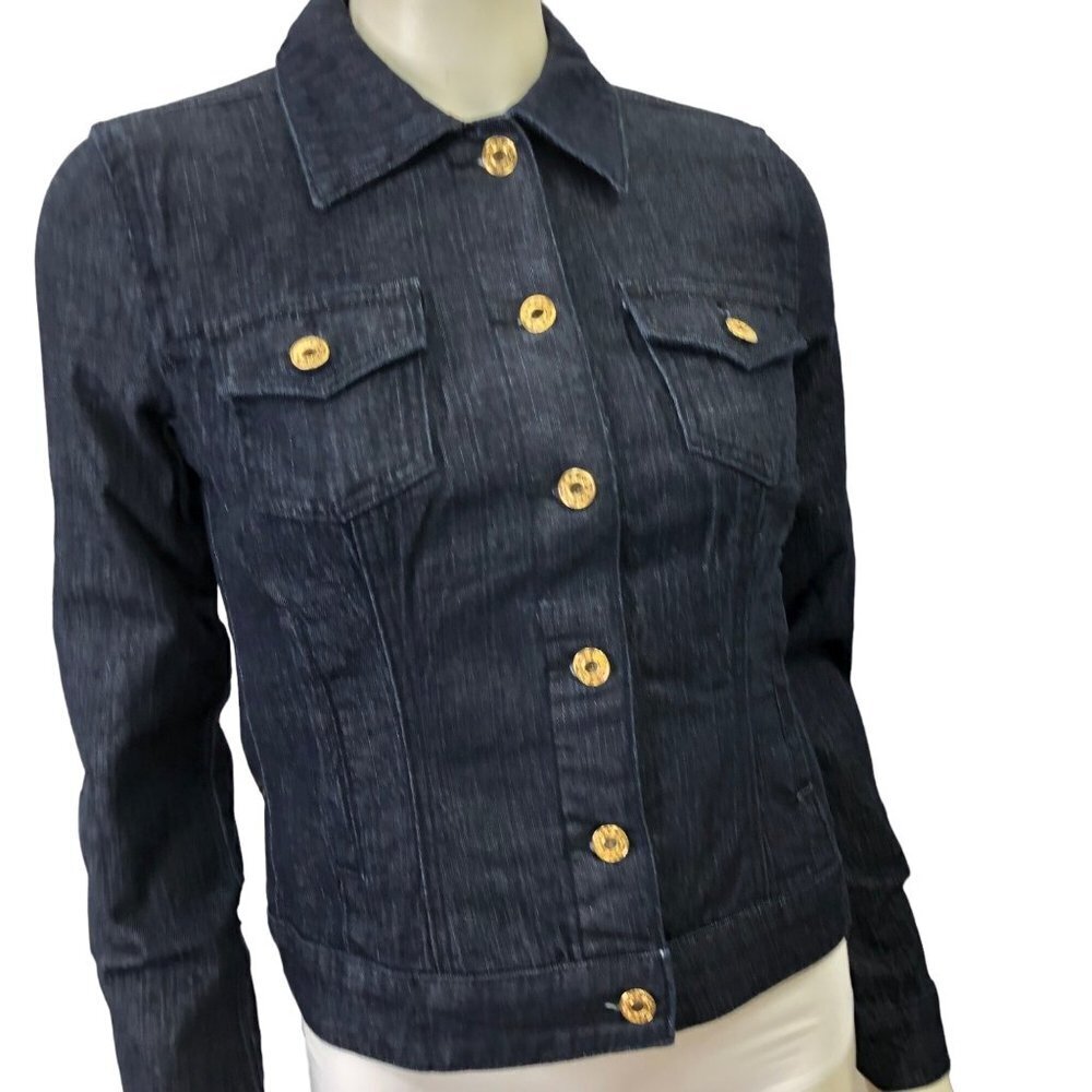 GUESS‎ DARK WASH JEAN JACKET SM NEW WITH TAG
